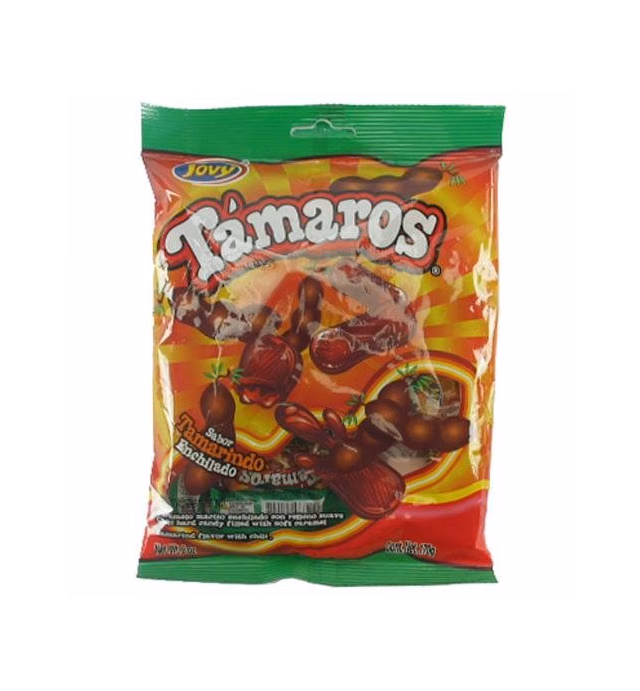 Jovy Tamaros Tamarind Flavored Candy | Pack of 3 | 6oz Bags | Mexican Candy