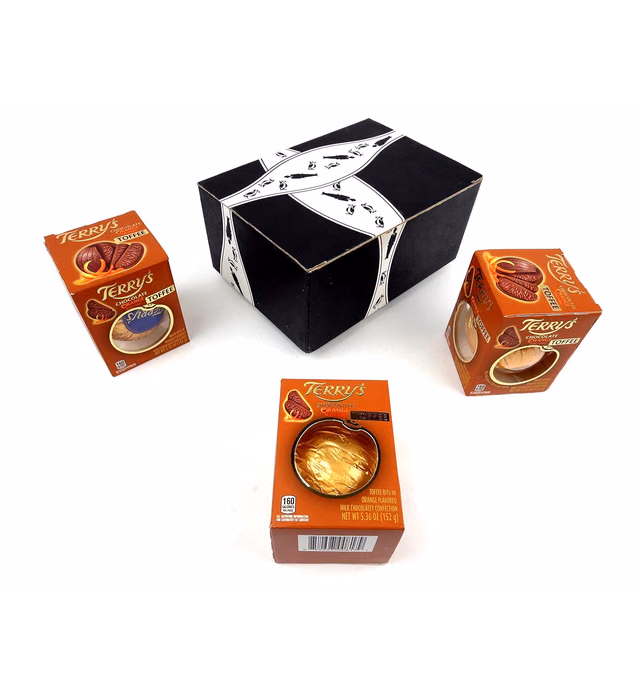 Terry's Toffee Chocolate Oranges, 5.53 oz Packages in a BlackTie Box (Pack of 3)