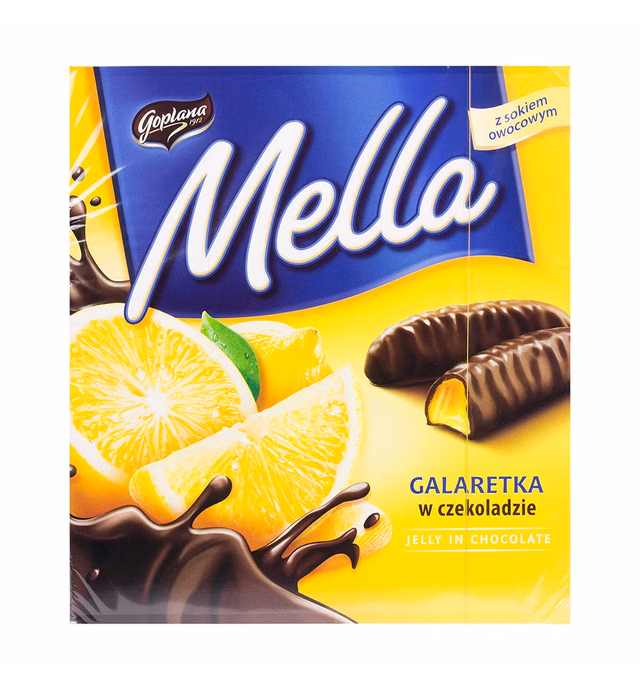 Jutrzenka MELLA Cocolate Coated Lemon Jelly, 6.7oz