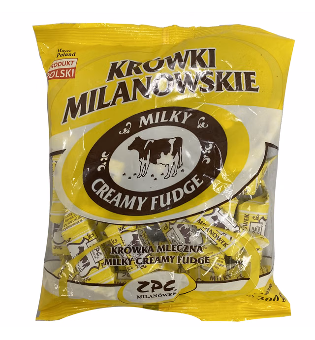 Krowki Milanowskie Milky Cream Fudge 300g (Pack of 3)