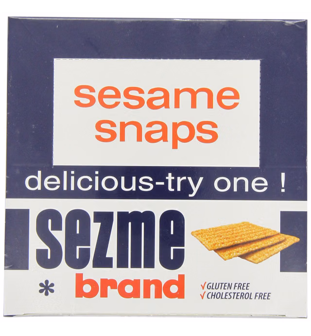 Sezme Sesame Snaps, 40-gram, (Pack of 24)