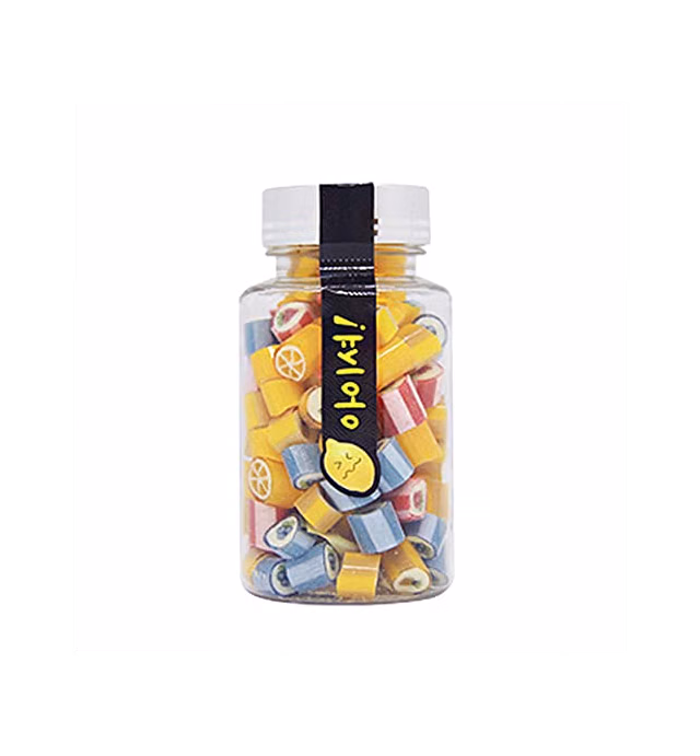 Jeju Korean Premium Handmade Cut Rock Hard Candy 100g / 3.5oz Real Vitamin C, Safe Ingredient (Pack of 1) (Fruit Mix Sour Taste 3.5oz)