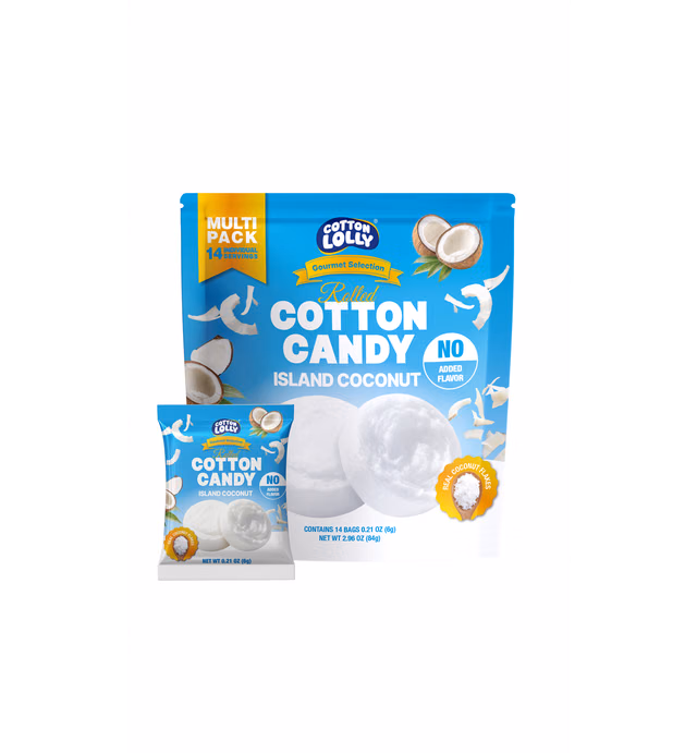 COTTON LOLLY Island Coconut Cotton Candy