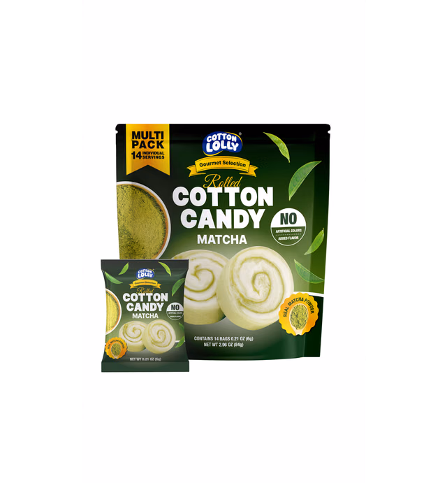 COTTON LOLLY Matcha Cotton Candy