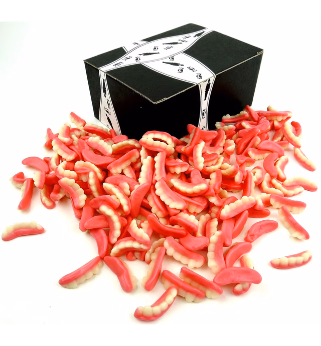 Cuckoo Luckoo Teeth Candy, 2 lb Bag in a Gift Box