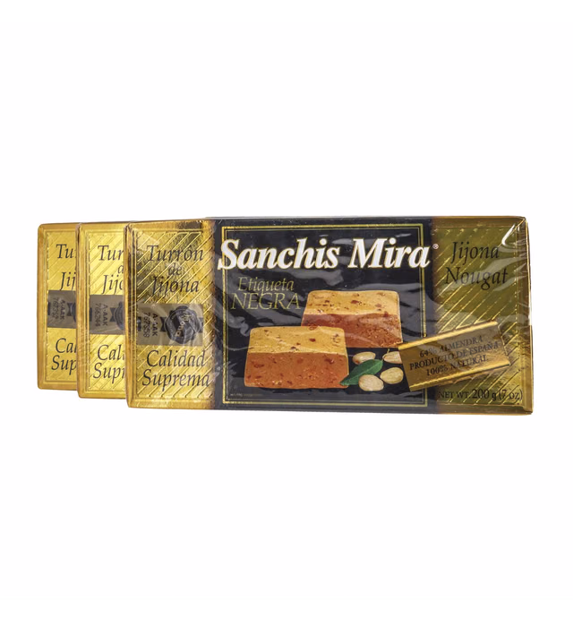 Sanchis Mira Turron de Jijona. 7 oz. from Spain. Pack of 3