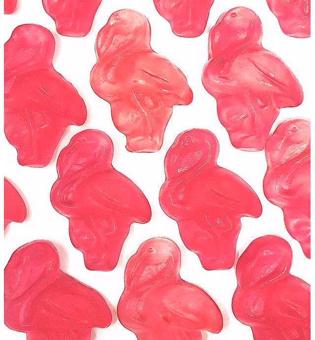 SweetGourmet Pink Flamingos Gummi | Vidal Bulk Gummy Candy | 5 Pounds