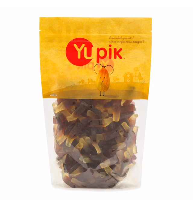Yupik Gummies, Cola Bottle, 2.2 lb, Chewy candy
