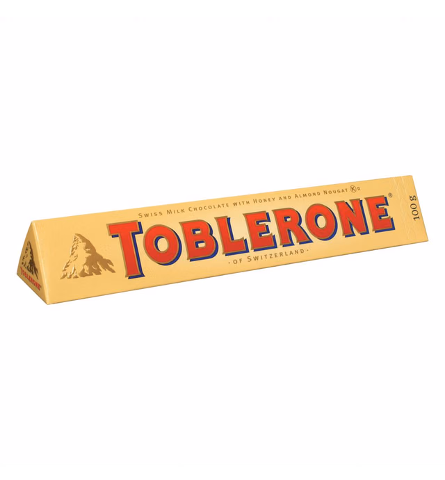Toblerone Milk Chocolate, 3.52 oz