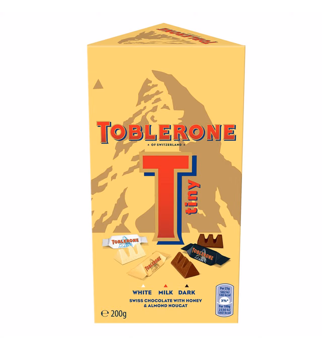 Toblerone Tiny Festive Assorted Chocolate, 200g / 7 oz