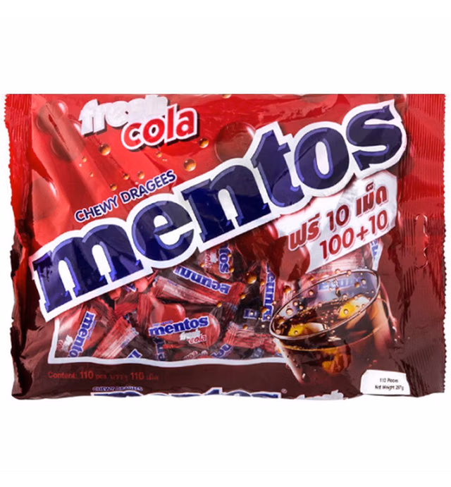 Mentos Foodkoncept Chewy Mints, Classic Fresh Cola, 10.50 Ounce