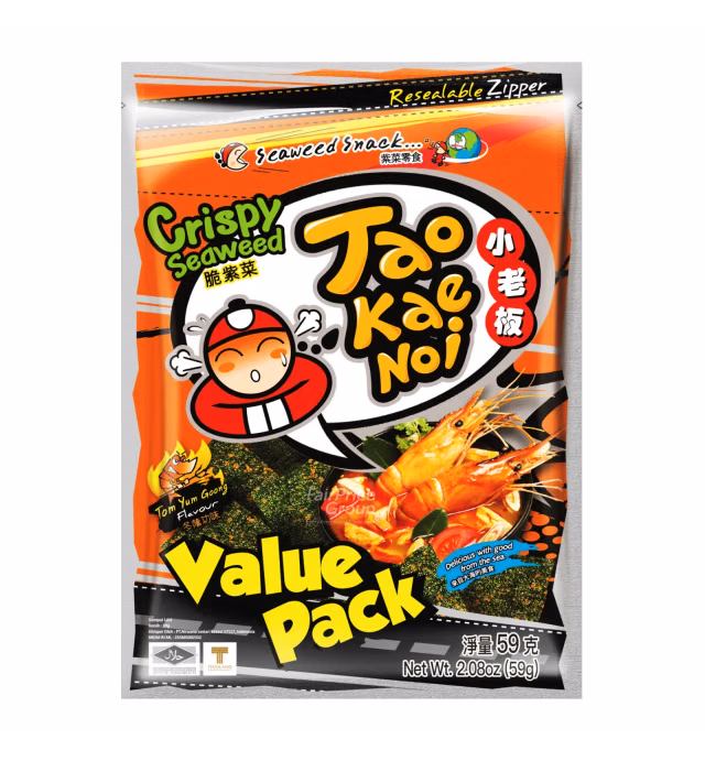Tao Kae Noi Crispy Seaweed - Tom Yum Goong