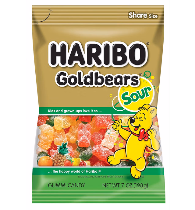 Haribo of America Sour Goldbears, 7 ounces, 1 Bag
