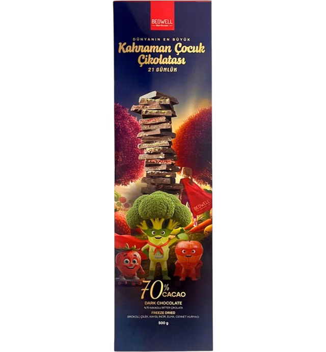 Beowell Nutri Chocolate-Kahraman Çocuk Çikolatası
