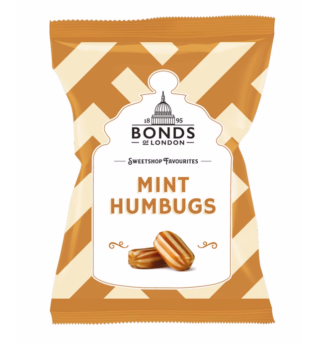 Bonds Of London English Mint Humbugs Imported From The UK England The Very Best Of British Mint Hamburgs British Candy Sweets