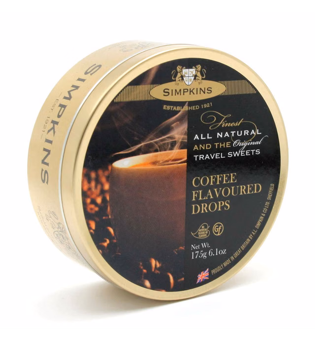 Simpkins Coffee Flavoured Drops 175g (Pack of 3)