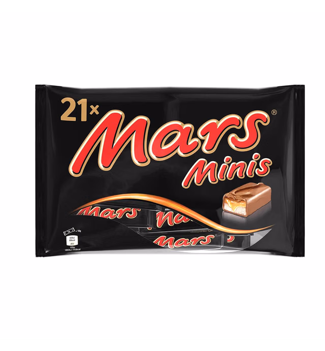 Mars Bars (From England) Minis Treat Size Bag - 400grams