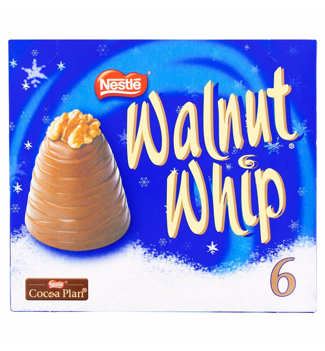 Nestle Walnut Whip 6pk 180g