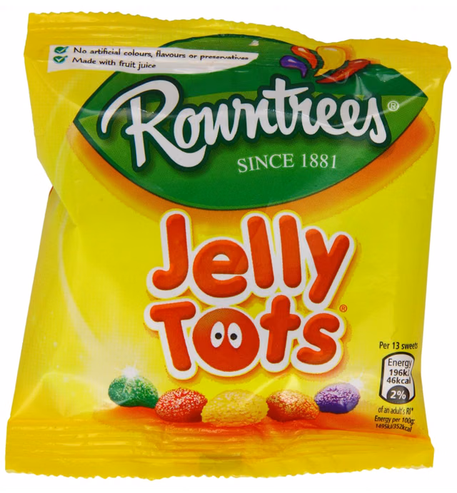 Rowntrees Jelly Tots Case of 36
