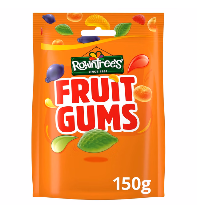 Rowntree's Fruit Gums Sweets Sharing Pouch, 150 g