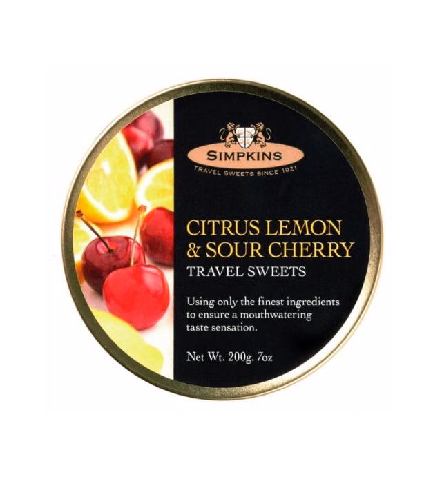 Simpkins Citrus Lemon & Sour Cherry 200g (3 Pack)