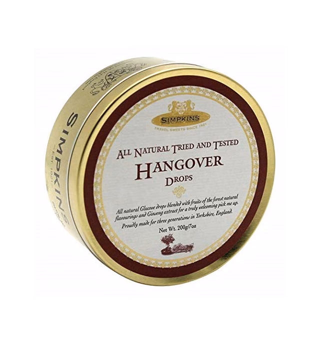 Simpkins Hangover Drops Travel Sweets 200g Tin (Pack of 3)