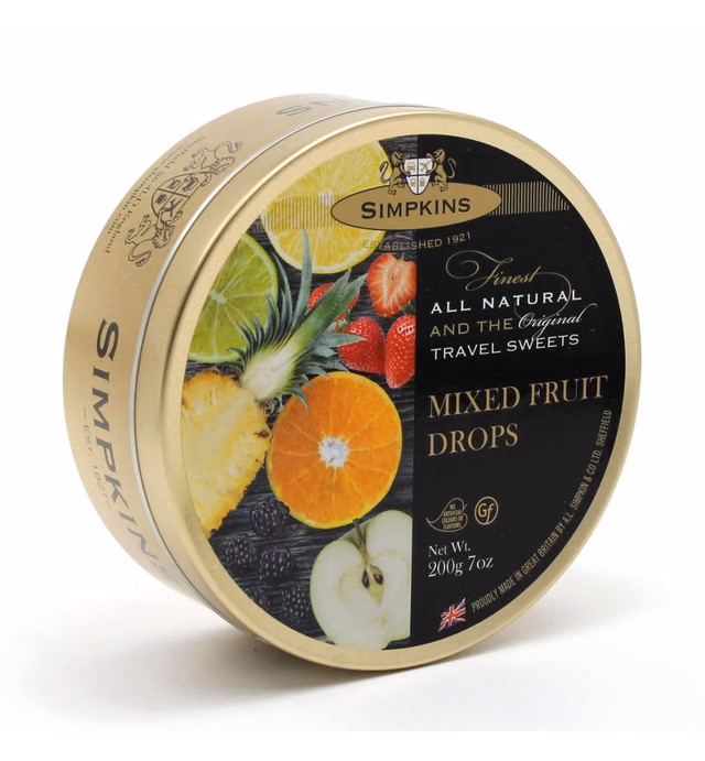 Simpkins Mixed Fruit Drops 200g, 1er Pack (1 x 200 g)