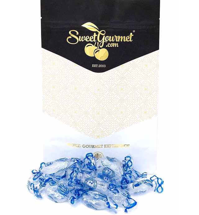 Matlow's Crystal Mints | Peppermint Bulk Hard Candy Wrapped | 1 pound