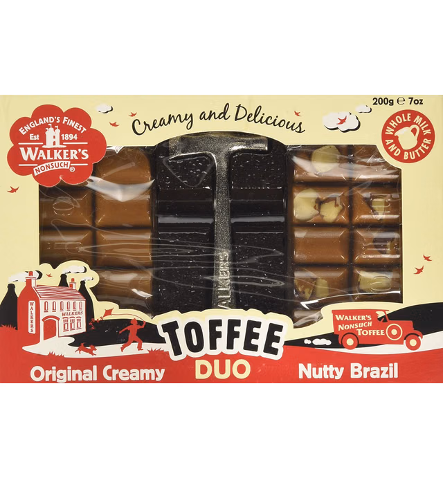 Walkers Famous Toffee Duo Hammer Pack 7oz (200g)