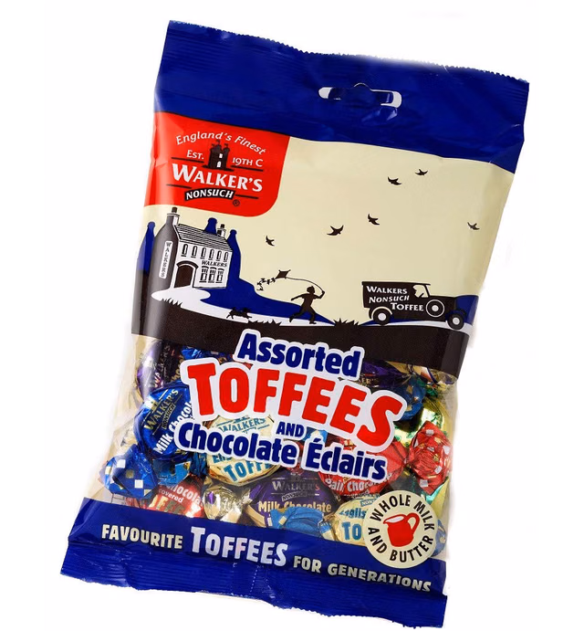 Walkers Assorted Nonsuch Toffee/ Eclair 150g