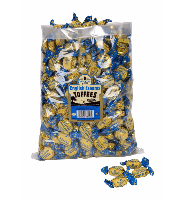 Walkers English Creamy Toffees, 5.5 Pound Bag