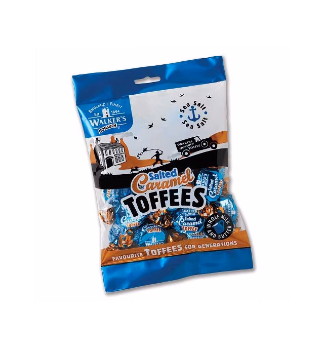 Walkers Salted Caramel Toffee 150g (Pack of 3)