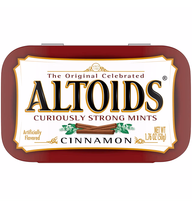 Altoids Cinnamon Mints Single Pack, 1.76 ounce