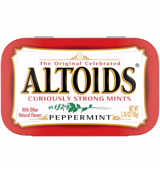 Altoids Mints, Peppermint, 1.76 oz