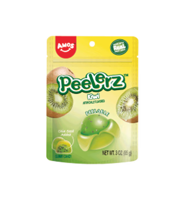 Amos Peelerz Gummy Kiwi with Chia Seed