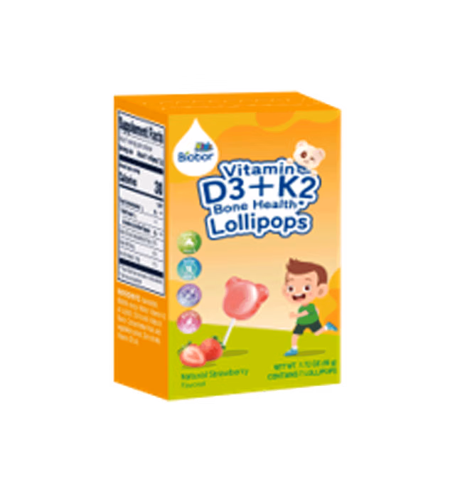 Biobor Vitamin D3+K2 Lollipop