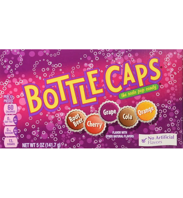 Wonka Bottle Caps Theater Box, 5 Ounce (Pack of 12)