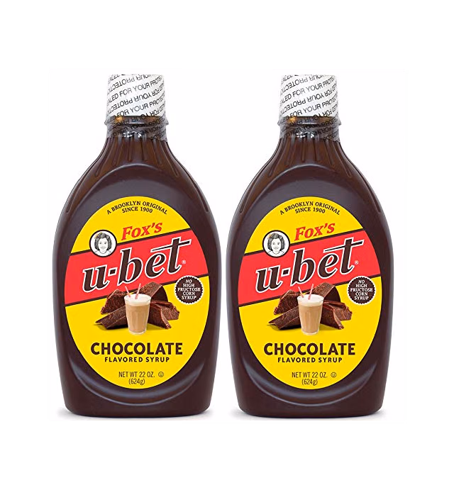 Fox's U-Bet Original Chocolate Flavor Syrup, 22 Ounce (Pack of 2)