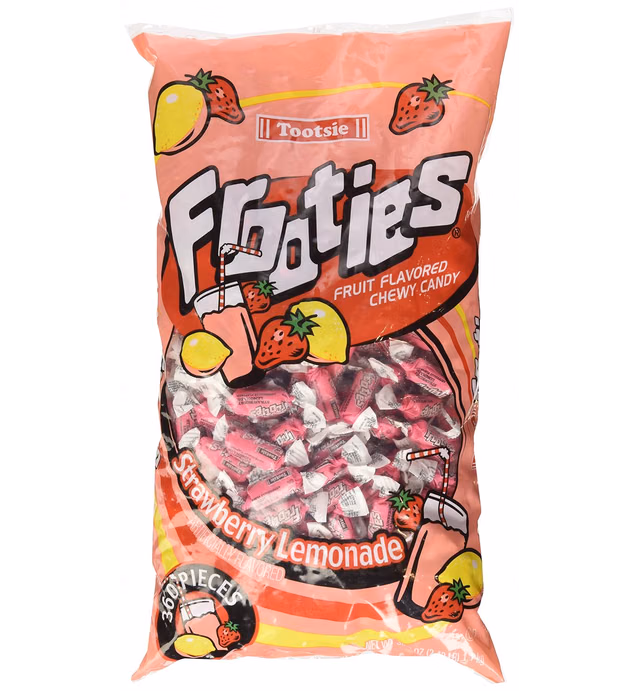 Strawberry Lemonade Frooties Tootsie Roll wrapped chewy candy 38.8 oz