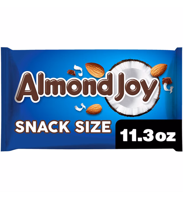 ALMOND JOY Coconut and Almond Chocolate Candy Bag, 11.3 oz