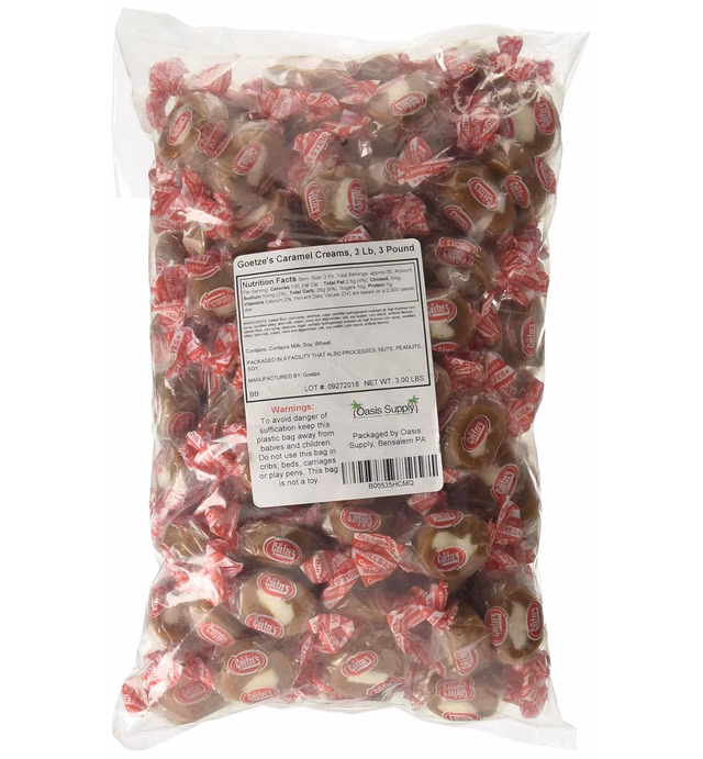 Goetze's Caramel Creams, 3 Lb, 3 Pound