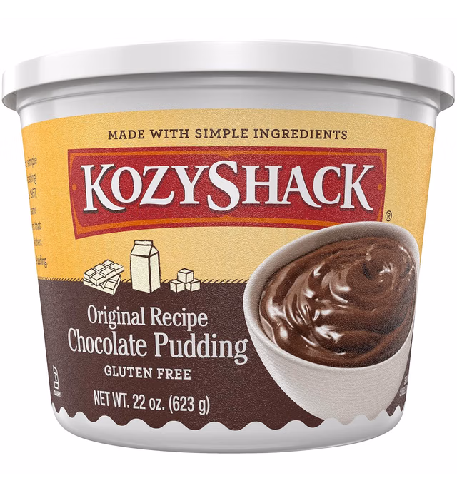 Kozy Shack Original Recipe Chocolate Pudding, 22 oz Tub