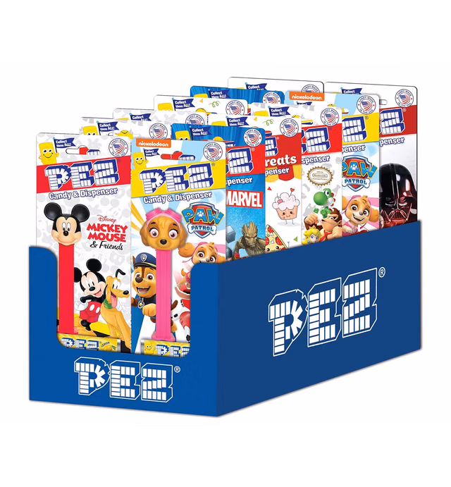 PEZ Assortment, Favorites, 0.87 Ounce (Pack of 12)