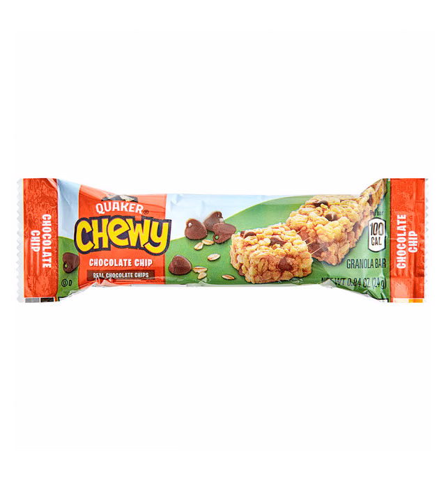 Quaker Chewy Chocolate Chip Granola Bars 8-Pack - 12/Case