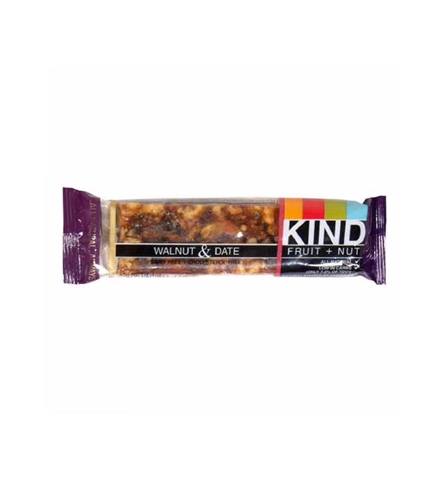 KIND Fruit & Nut Bar, Walnut & Date, 1.4-Ounce Bars (Pack of 8)
