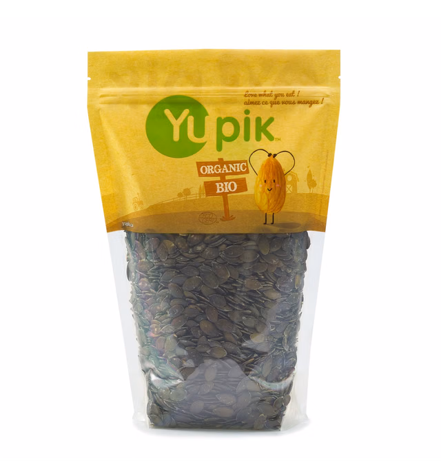 Yupik Organic Raw European Shelled Pumpkin Seeds, 2.2 lb, Non-GMO, Vegan, Gluten-Free