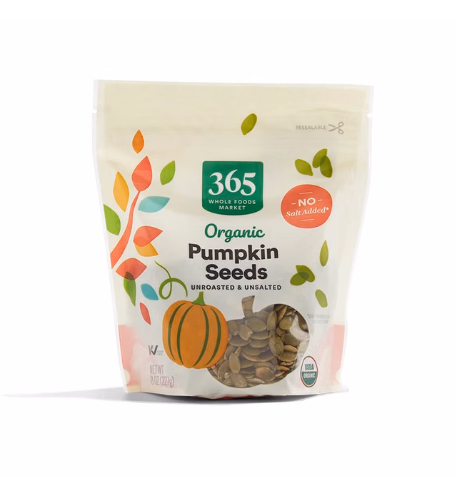 365 by Whole Foods Market, Organic Pumpkin Seeds, 8 Ounce