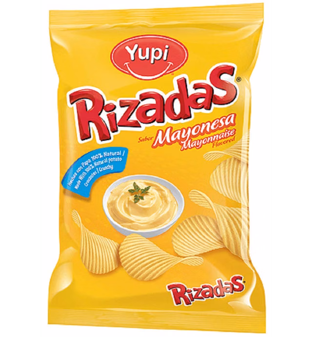 Yupi Rizadas Mayonesa (12 Pack)