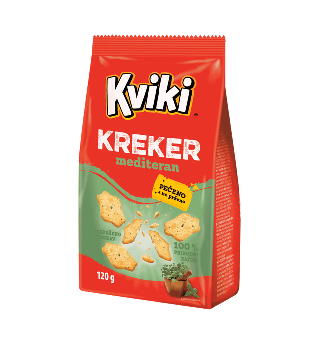 Kviki cracker mediteran 120g