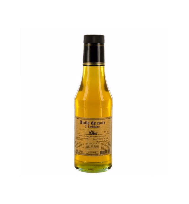 Jean LeBlanc French Walnut Oil Stone Mill cold pressed 8 fl oz